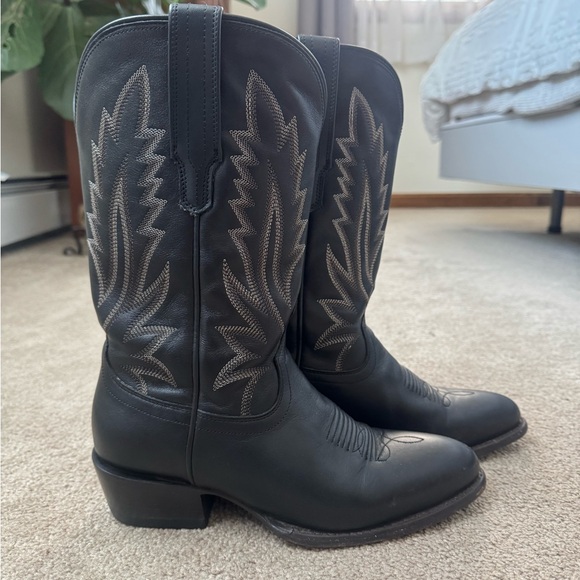 Tecovas Jamie Black Western Leather Boots - Picture 3 of 7